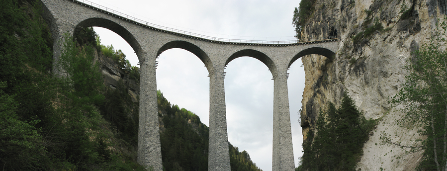 Unesco Welterbe Landwasser-Viadukt